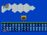 une photo d'Ã©cran de Sonic the Hedgehog 2 (Master System) sur Sega Master System